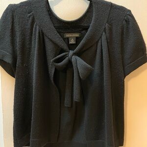 Banana Republic Black Merino Wool Cardigan